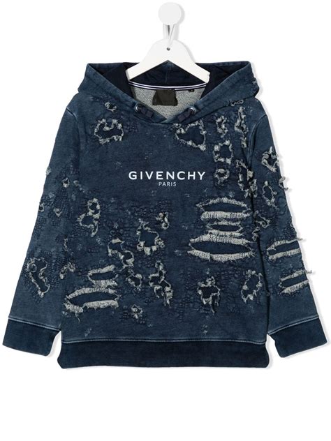 givenchy kids hoody 14yrs|givenchy destroyed hoodie.